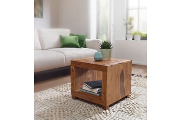 Vandemark Sofabord 50 cm med Oppbevaringshylle - Massivt Tre - Møbler - Bord - Sofabord & salongbord