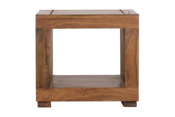 Vandemark Sofabord 50 cm med Oppbevaringshylle - Massivt Tre - Møbler - Bord - Sofabord & salongbord