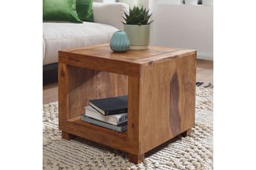 Vandemark Sofabord 50 cm med Oppbevaringshylle - Massivt Tre - Møbler - Bord - Sofabord & salongbord