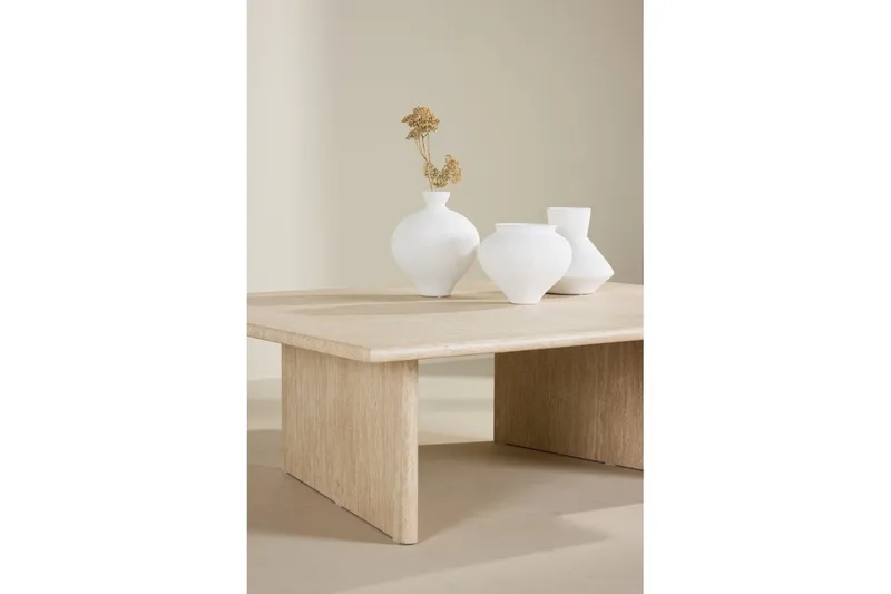 Sofabord VIND Skagen 100x120 cm Beige - Møbler - Bord - Sofabord & salongbord