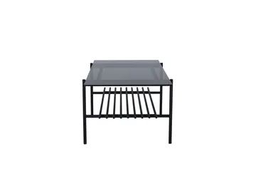 Von Staf Sofabord 120 cm - Glass/Svart - Møbler - Bord - Sofabord & salongbord