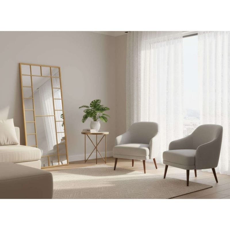 Vornas Gulvspeil 80 x 180 cm - Gull - Interiør - Speil - Gulvspeil