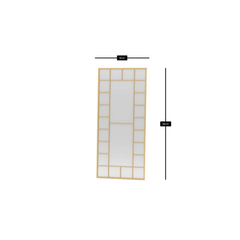 Vornas Gulvspeil 80 x 180 cm - Gull - Interiør - Speil - Gulvspeil
