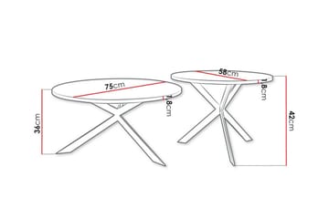 Wardner Sofabord - Svart - Møbler - Bord - Sofabord & salongbord