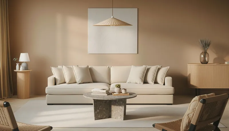 Sofabord Wedge 80 cm Rund - Grå - Møbler - Bord - Sofabord & salongbord