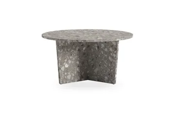 Sofabord Wedge 80 cm Rund - Grå - Møbler - Bord - Sofabord & salongbord