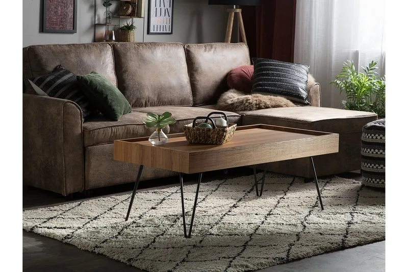 Welton Sofabord 100 cm - Tre / Natur - Møbler - Bord - Sofabord & salongbord