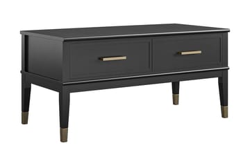 Westerleigh Sofabord 106 cm Hev- og Senkbart med Skuff Svart - CosmoLiving - Møbler - Bord - Sofabord & salongbord