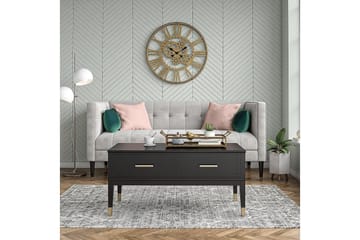 Westerleigh Sofabord 106 cm Hev- og Senkbart med Skuff Svart - CosmoLiving - Møbler - Bord - Sofabord & salongbord