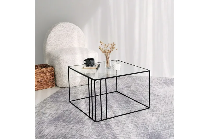 Wijkan Sofabord 55 cm - Svart - Møbler - Bord - Sofabord & salongbord