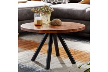 Wilhem 60 cm Rundt Sofabord i Eik - Brun - Møbler - Bord - Sofabord & salongbord