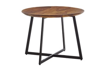 Wilhem 60 cm Rundt Sofabord i Lyst Tre - Brun - Møbler - Bord - Sofabord & salongbord