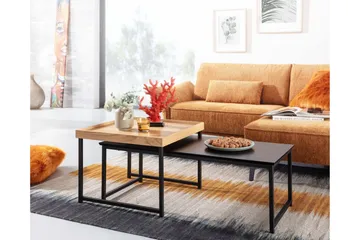 Wilhem Settbord 110 cm Firkantet - Natur - Møbler - Bord - Sofabord & salongbord