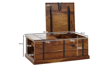 Wilhem Sofabord 100 cm Rektangulær - Natur - Møbler - Bord - Sofabord & salongbord