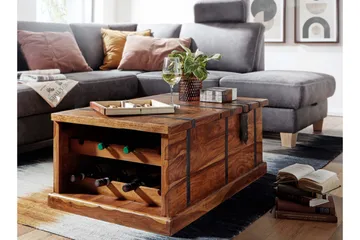 Wilhem Sofabord 100 cm Rektangulær - Natur - Møbler - Bord - Sofabord & salongbord