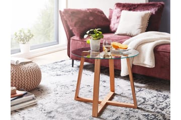 Wilhem Sofabord 58 cm Rundt - Natur - Møbler - Bord - Sofabord & salongbord