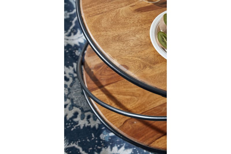 Wilhem Sofabord 58 cm Rundt - Natur - Møbler - Bord - Sofabord & salongbord