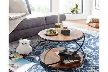 Wilhem Sofabord 58 cm Rundt - Natur - Møbler - Bord - Sofabord & salongbord