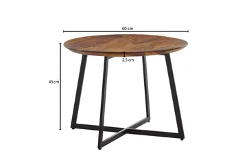 Wilhem Sofabord 60 cm Rund - Natur - Møbler - Bord - Sofabord & salongbord