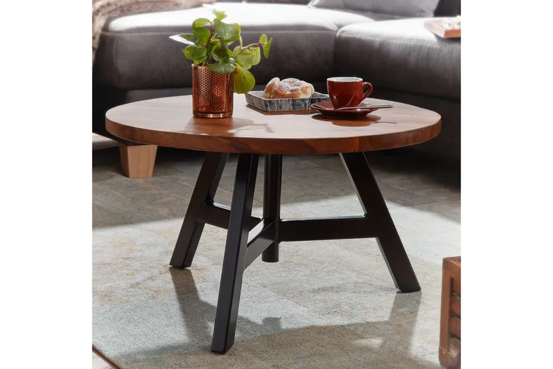 Wilhem Sofabord 60 cm Rund - Natur - Møbler - Bord - Sofabord & salongbord