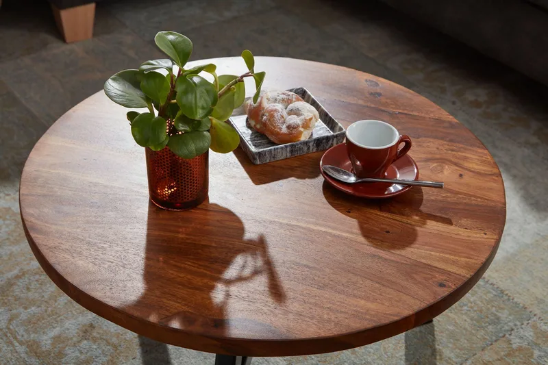 Wilhem Sofabord 60 cm Rund - Natur - Møbler - Bord - Sofabord & salongbord