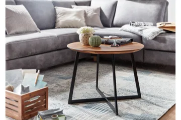 Wilhem Sofabord 60 cm Rund - Natur - Møbler - Bord - Sofabord & salongbord