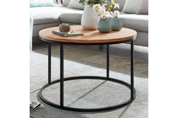 Wilhem Sofabord 70 cm Rund - Natur - Møbler - Bord - Sofabord & salongbord