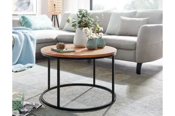 Wilhem Sofabord 70 cm Rund - Natur - Møbler - Bord - Sofabord & salongbord