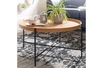 Wilhem Sofabord 78 cm Rund - Natur - Møbler - Bord - Sofabord & salongbord