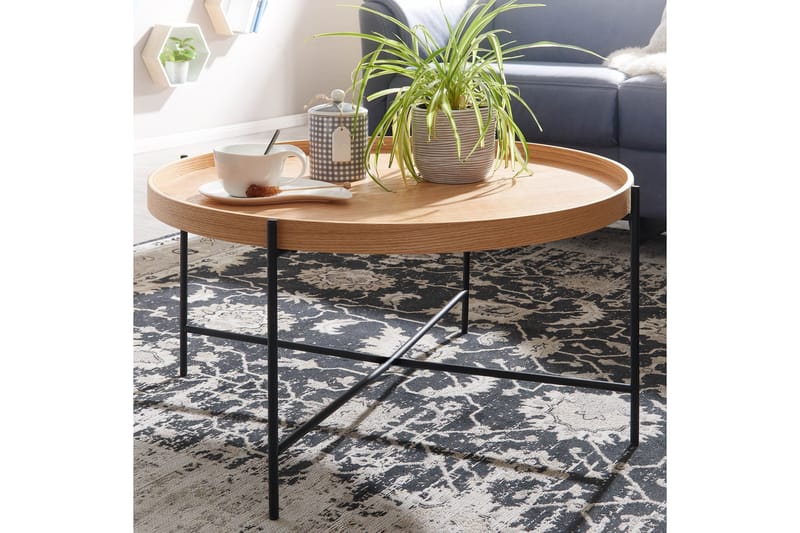 Wilhem Sofabord 78 cm Rund - Natur - Møbler - Bord - Sofabord & salongbord