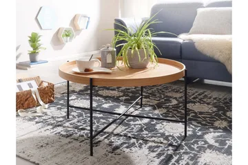 Wilhem Sofabord 78 cm Rund - Natur - Møbler - Bord - Sofabord & salongbord