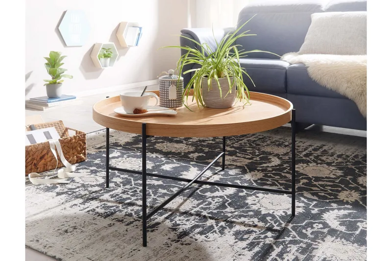 Wilhem Sofabord 78 cm Rund - Natur - Møbler - Bord - Sofabord & salongbord