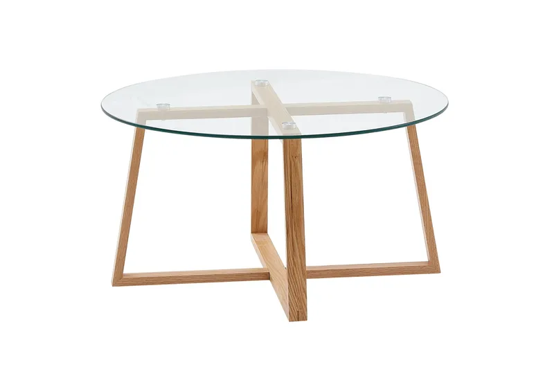 Wilhem Sofabord 78 cm Rundt, Natur