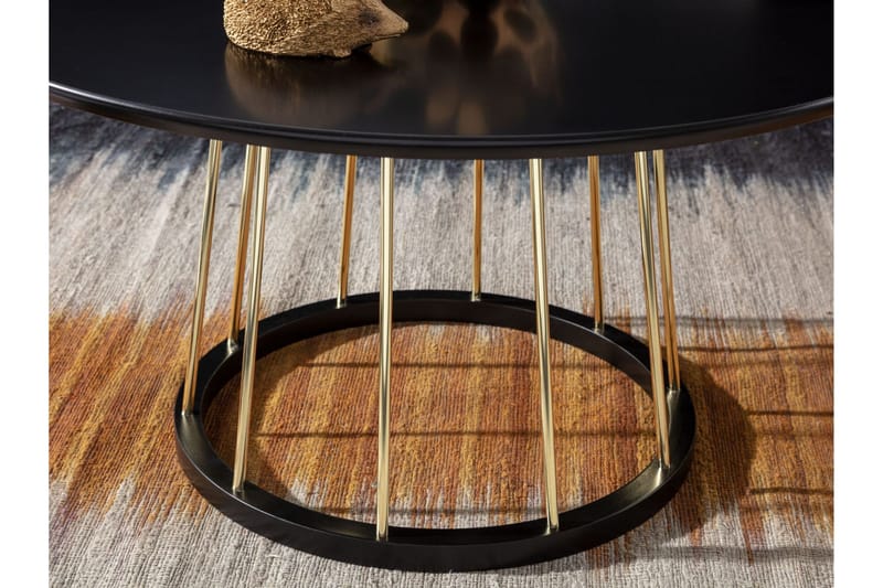 Wilhem Sofabord 80 cm Rektangulær - Svart - Møbler - Bord - Sofabord & salongbord