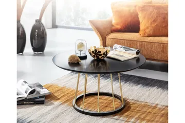 Wilhem Sofabord 80 cm Rektangulær - Svart - Møbler - Bord - Sofabord & salongbord