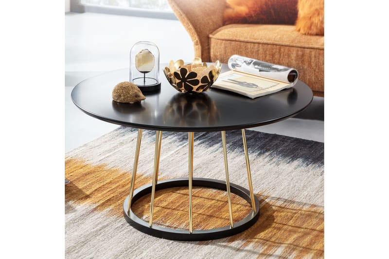 Wilhem Sofabord 80 cm Rektangulær - Svart - Møbler - Bord - Sofabord & salongbord