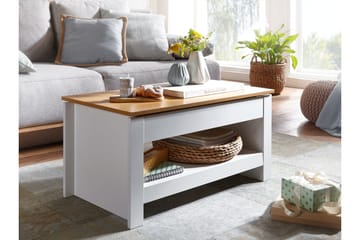 Wilhem Sofabord 85 cm Rektangulær - Hvit - Møbler - Bord - Sofabord & salongbord