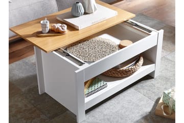 Wilhem Sofabord 85 cm Rektangulær - Hvit - Møbler - Bord - Sofabord & salongbord