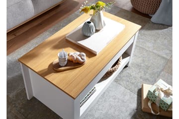 Wilhem Sofabord 85 cm Rektangulær - Hvit - Møbler - Bord - Sofabord & salongbord