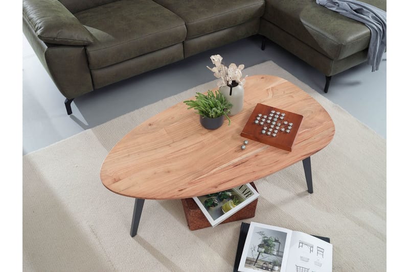 Willowdale Sofabord 110 cm - Brun / Svart - Møbler - Bord - Sofabord & salongbord