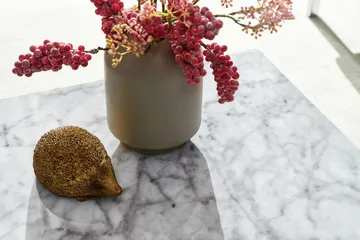 Willowdale Sofabord 60 cm Marmorm ønster - Hvit/Grå - Møbler - Bord - Sofabord & salongbord