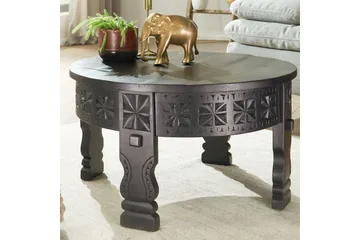 Willowdale Sofabord 60 cm Rundt - Svart - Møbler - Bord - Sofabord & salongbord