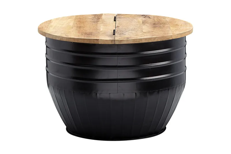 Willowdale Sofabord 60x41 cm Rundt, Brun/Svart