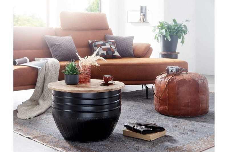 Willowdale Sofabord 60x41 cm Rundt - Brun/Svart - Møbler - Bord - Sofabord & salongbord