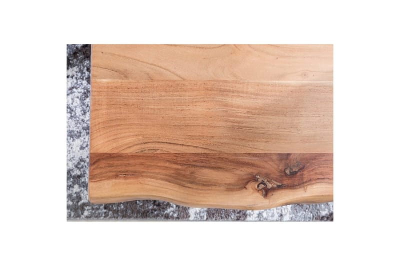 Sofabord Wohnling Gaya heltre Akasie trekantet kantutseende landlig stil - Møbler - Bord - Sofabord & salongbord