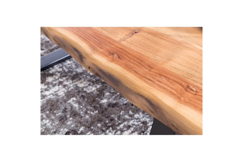 Sofabord Wohnling Gaya heltre Akasie trekantet kantutseende landlig stil - Møbler - Bord - Sofabord & salongbord