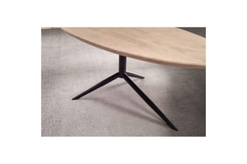 Sofabord Wohnling Heltre hvitvasket 86 cm oval moderne - Møbler - Bord - Sofabord & salongbord