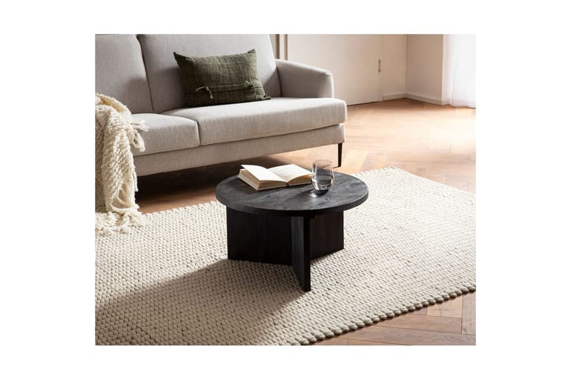 Sofabord Wohnling Heltre Rund 60 cm Klassisk Base Landlig Stil - Møbler - Bord - Sofabord & salongbord