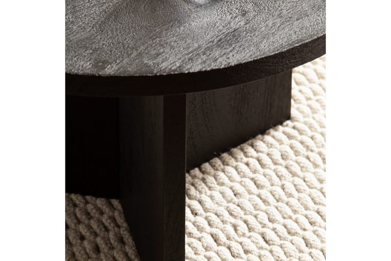 Sofabord Wohnling Heltre Rund 60 cm Klassisk Base Landlig Stil - Møbler - Bord - Sofabord & salongbord