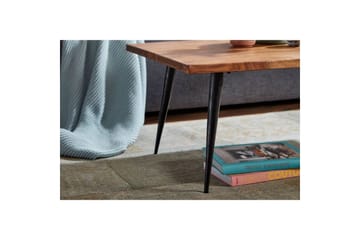 Sofabord Wohnling Heltre tre kant med nålemetallben landstil - Møbler - Bord - Sofabord & salongbord